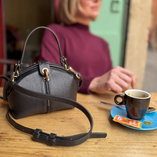 Pouf Small mousse nero