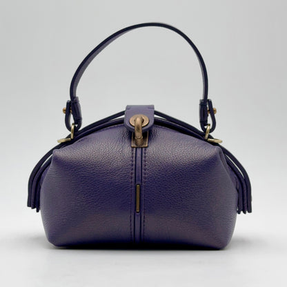 Pouf Small mousse perlato viola