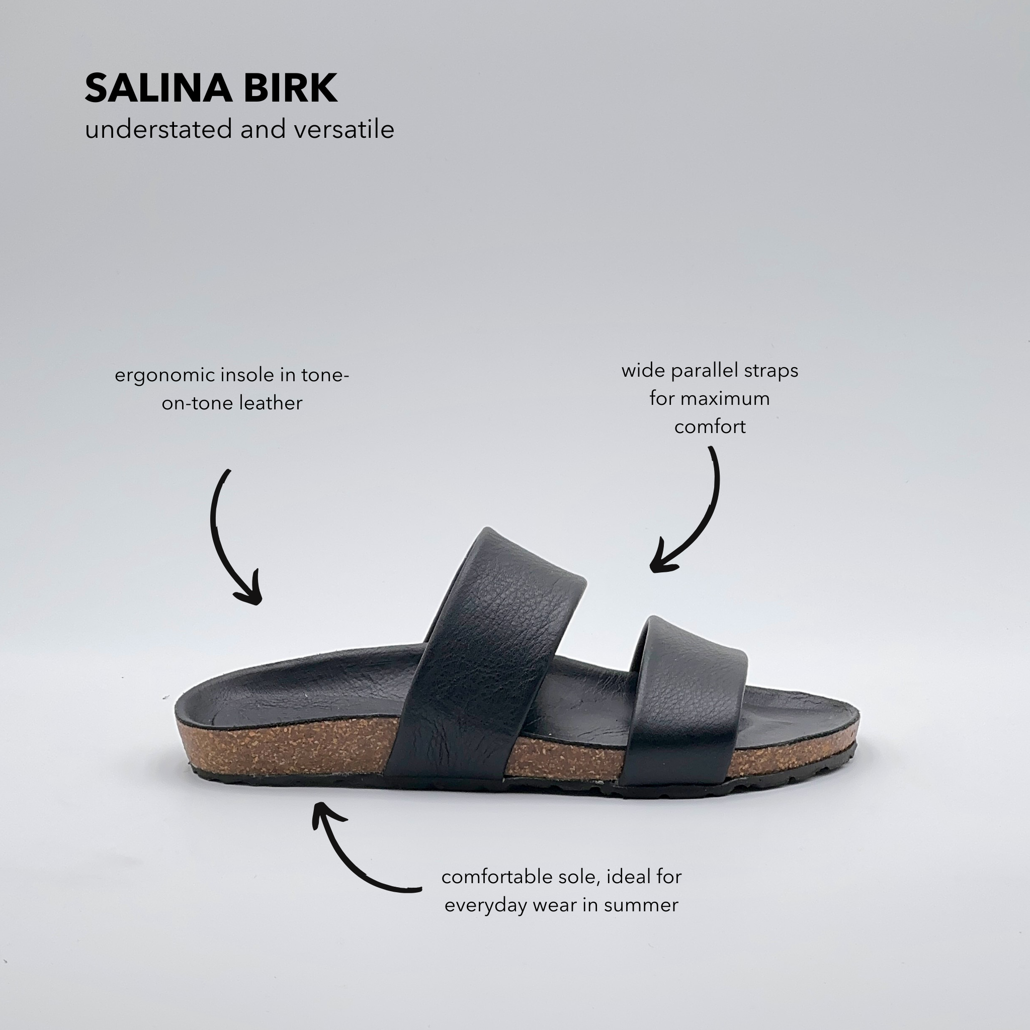 Salina birk mousse nero