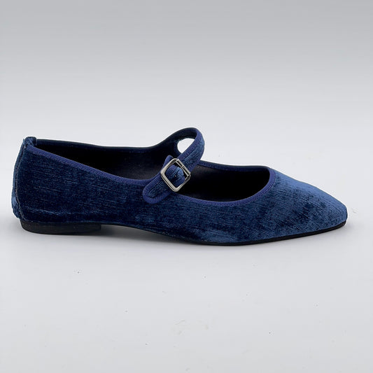 Scarpetta Flavia MJ velluto navy