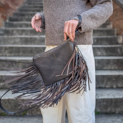 Sissy pelle laminata taupe