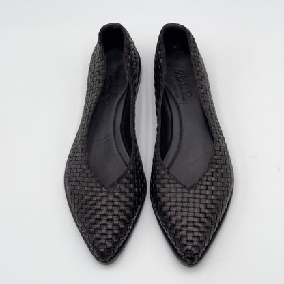 Black dyed woven Soshu ballerina