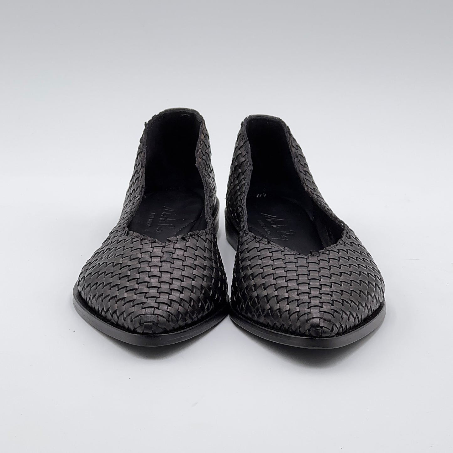 Black dyed woven Soshu ballerina