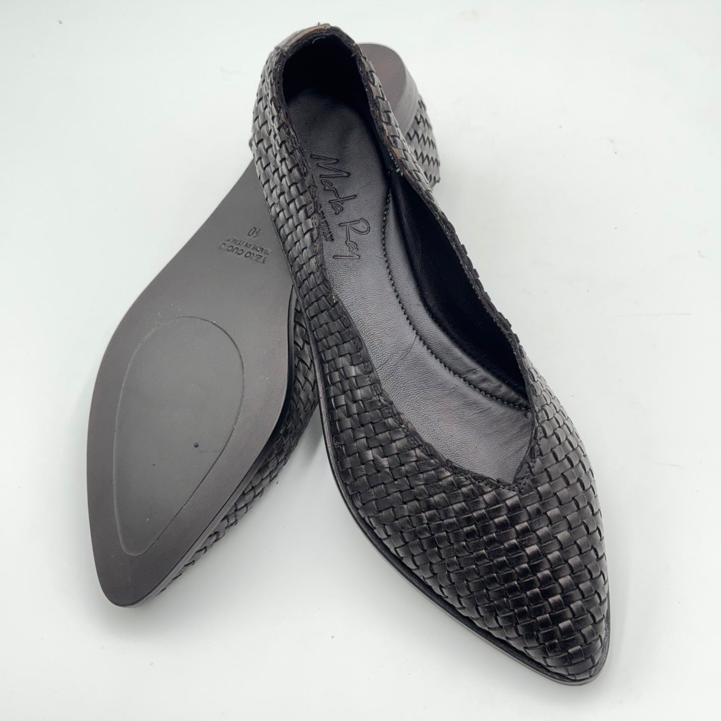 Black dyed woven Soshu ballerina