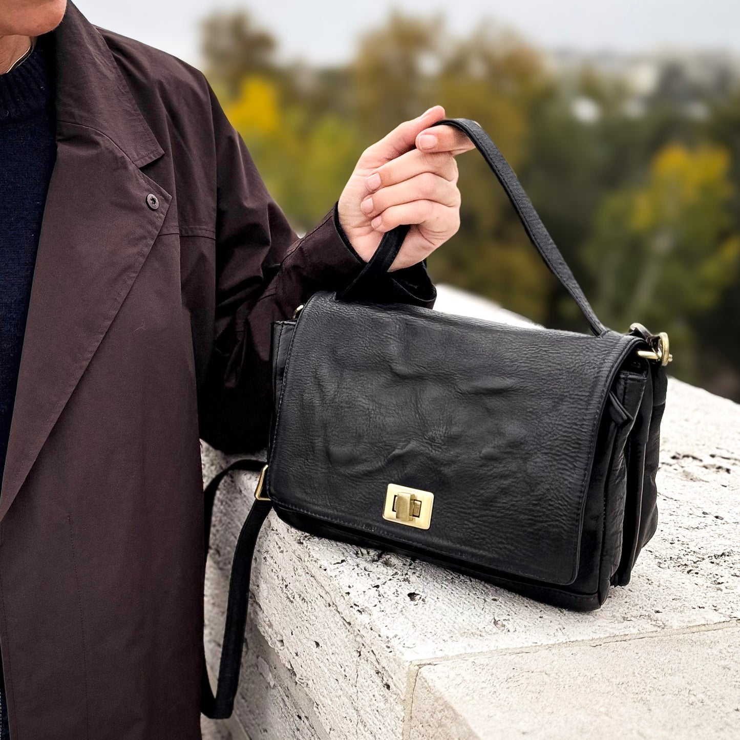 Preorder Yulia invecchiato nero