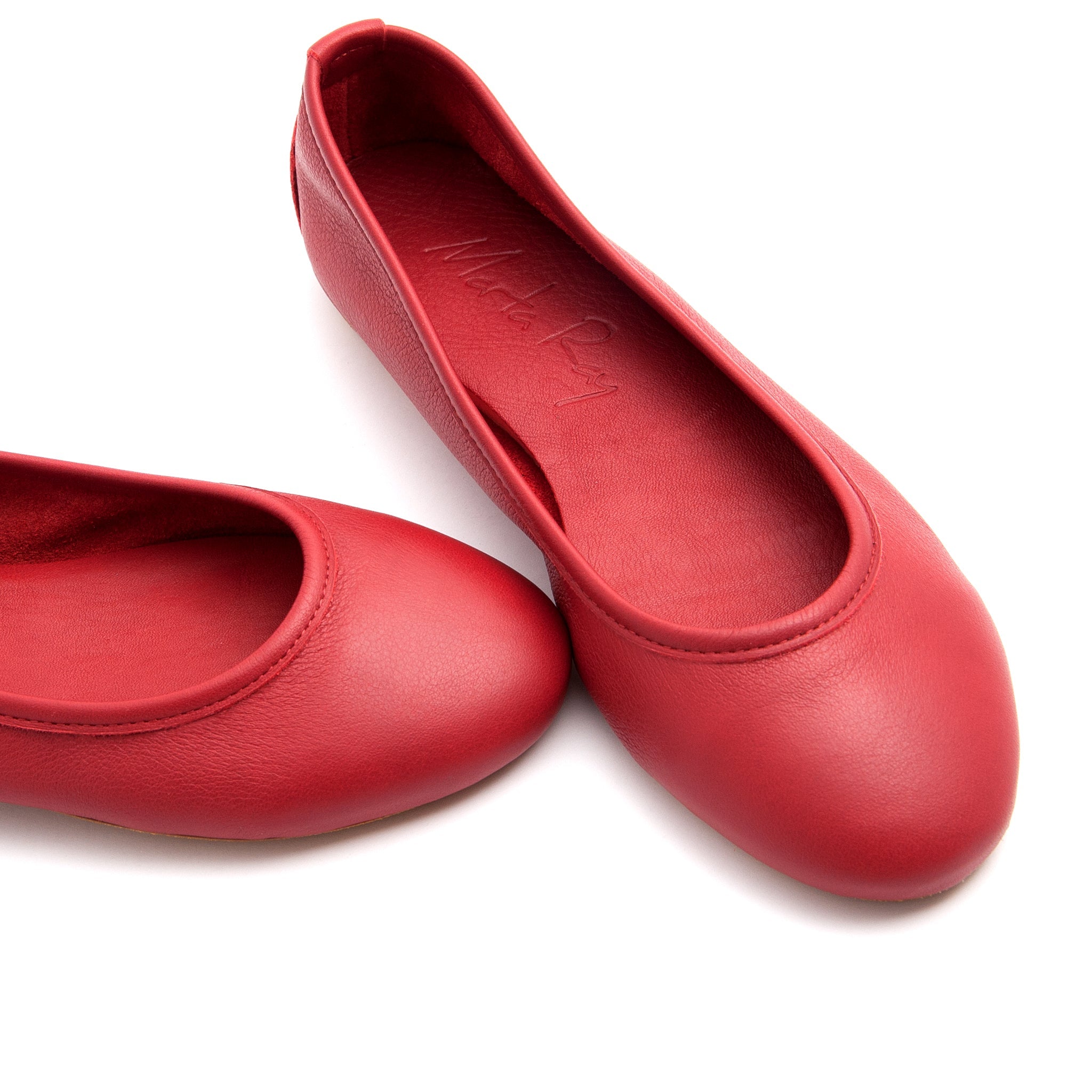 Ballerina Beppa mousse rosso