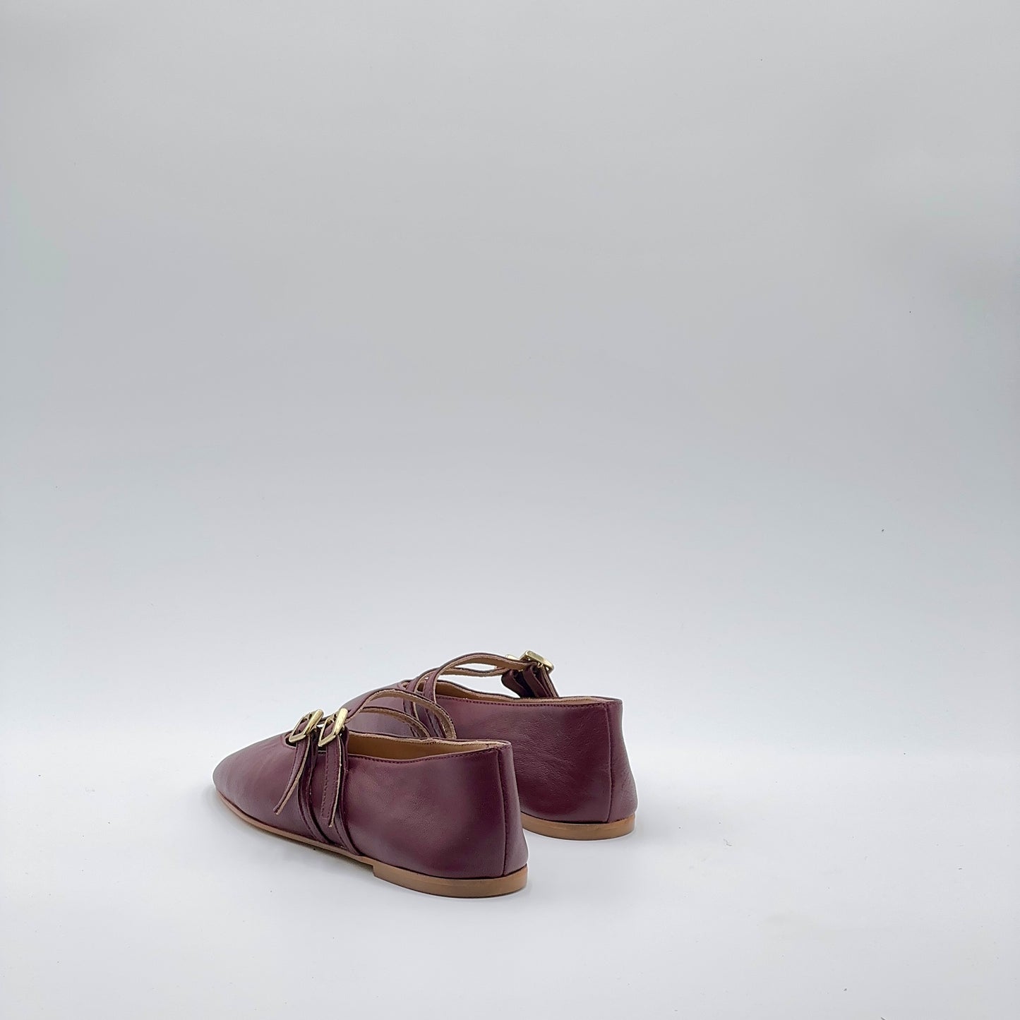 Ballerina Erica nappa bordeaux