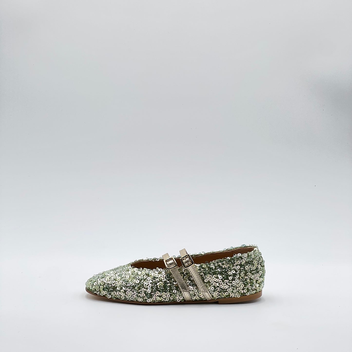 Ballerina Erica paillettes verde