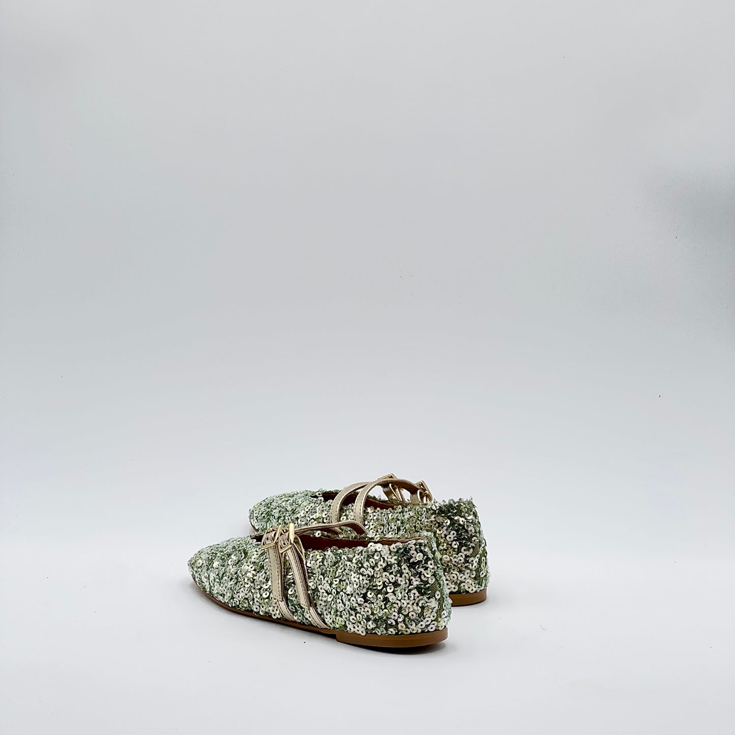 Ballerina Erica paillettes verde