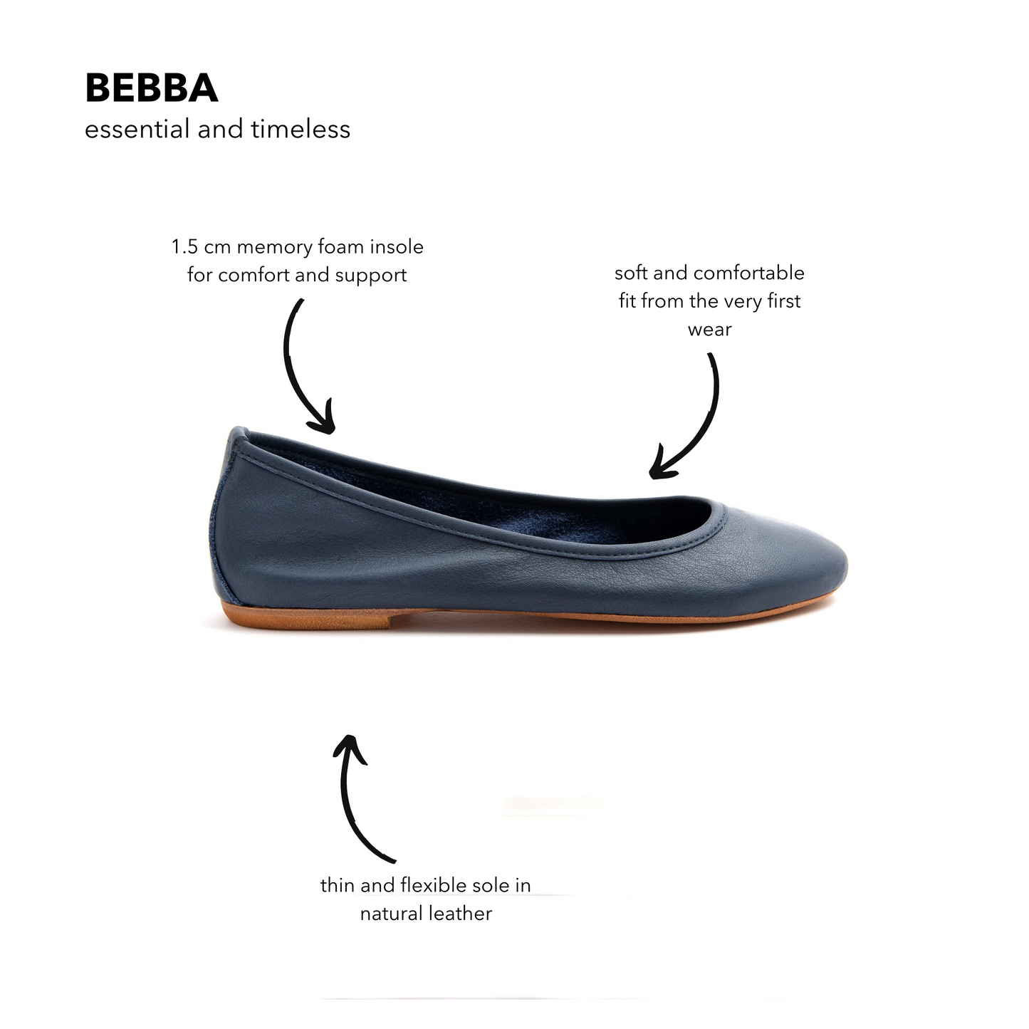 Ballerina Beppa mousse jeans
