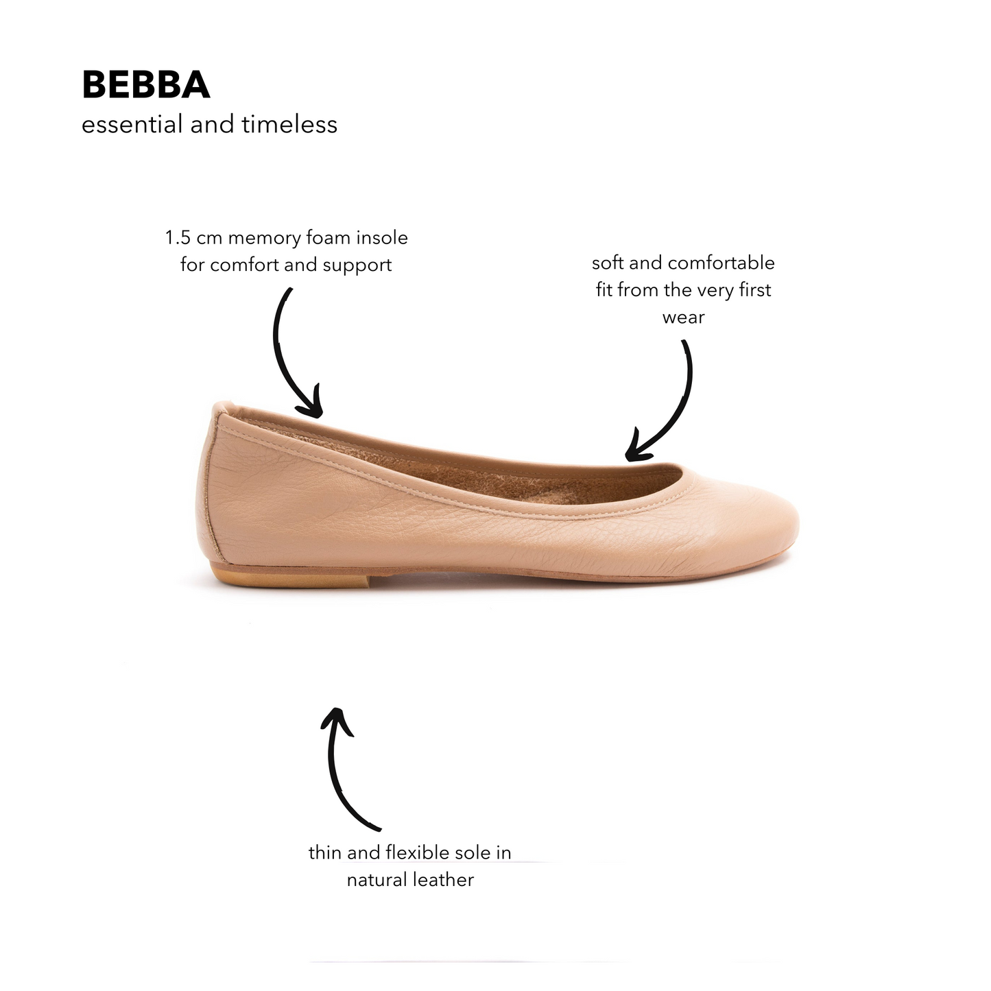 Ballerina Beppa mousse nocciola