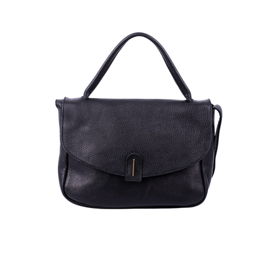 Celeste bull black - messenger bag in black leather