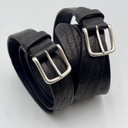 Cintura altezza 3,5 cm invecchiato nero