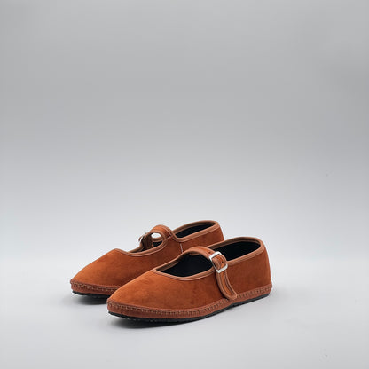 Friulana mary jane velluto arancio