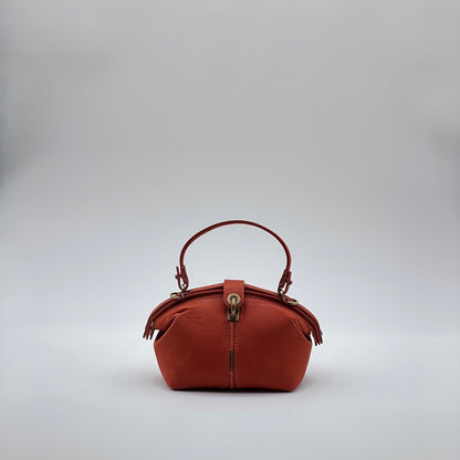 Pouf Small long beach cuoio inglese
