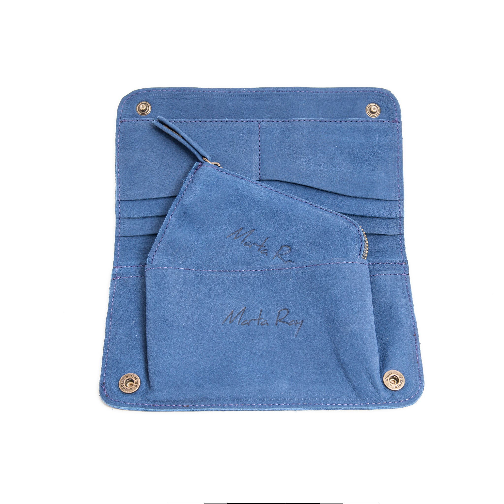Kiki wallet long beach blu indemoniato