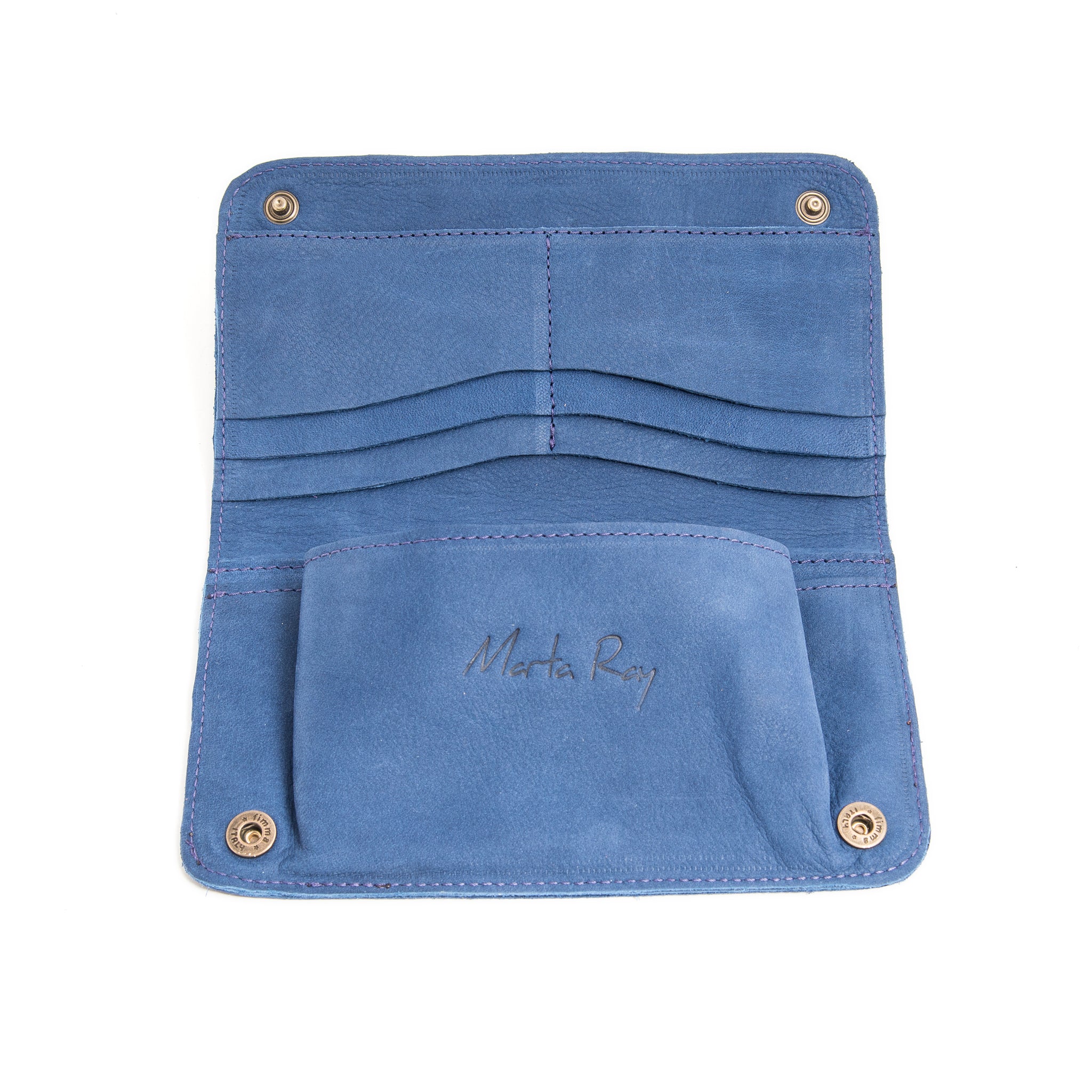Kiki wallet long beach blu indemoniato