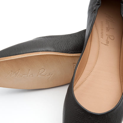 Ballerina sacchetto quadrata mousse ebano