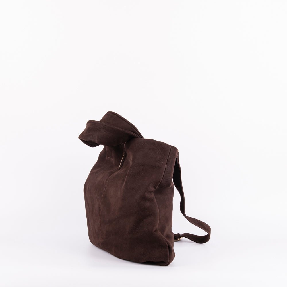 Abigail long beach tdm - borsa a tracolla grande in pelle marrone - Marta Ray