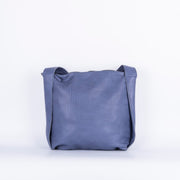 Aida mousse spighetta crepuscolo - borsa a spalla in pelle celeste - Marta Ray