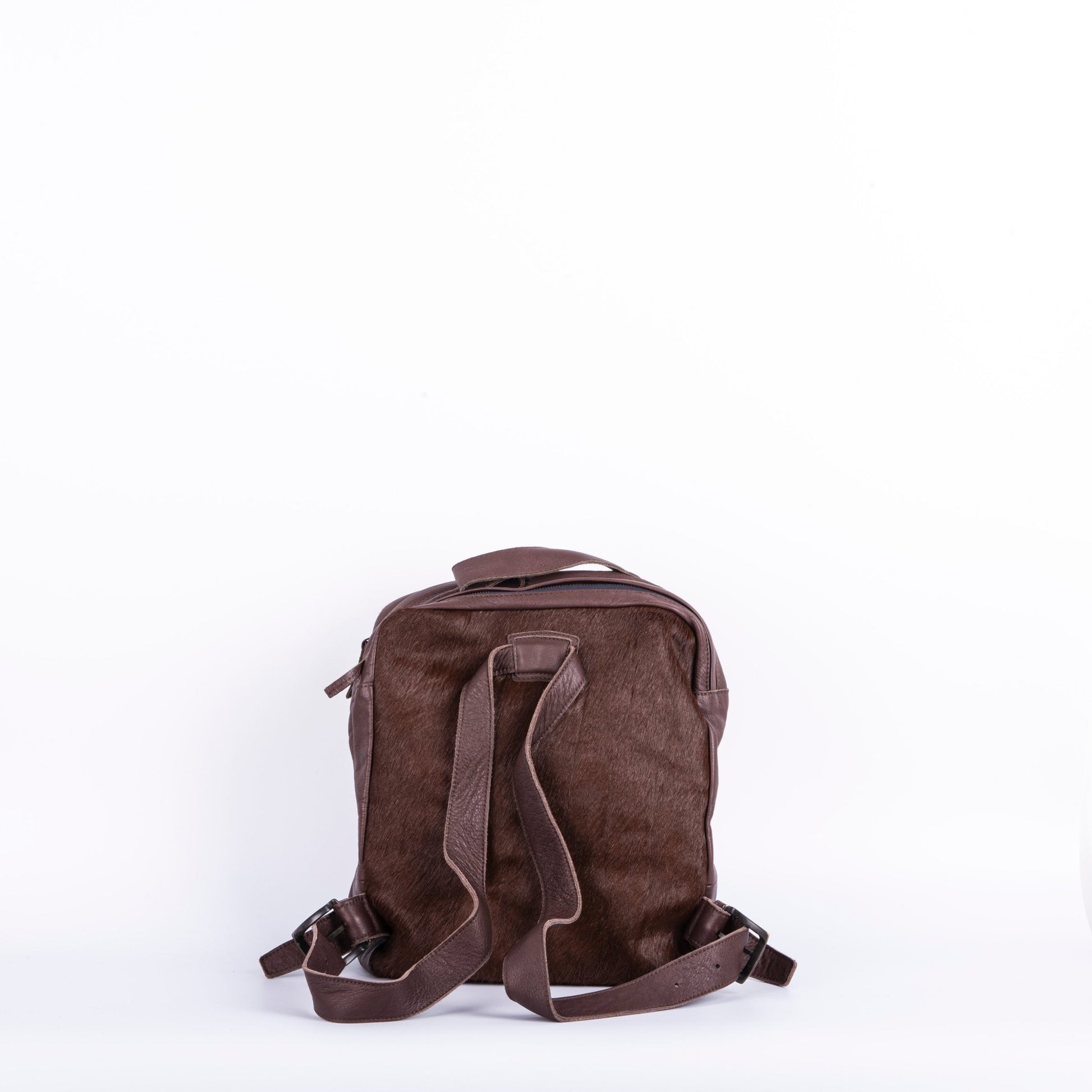 Alexander mousse + cavallino cioccolato/moro - zaino in pelle marrone - Marta Ray