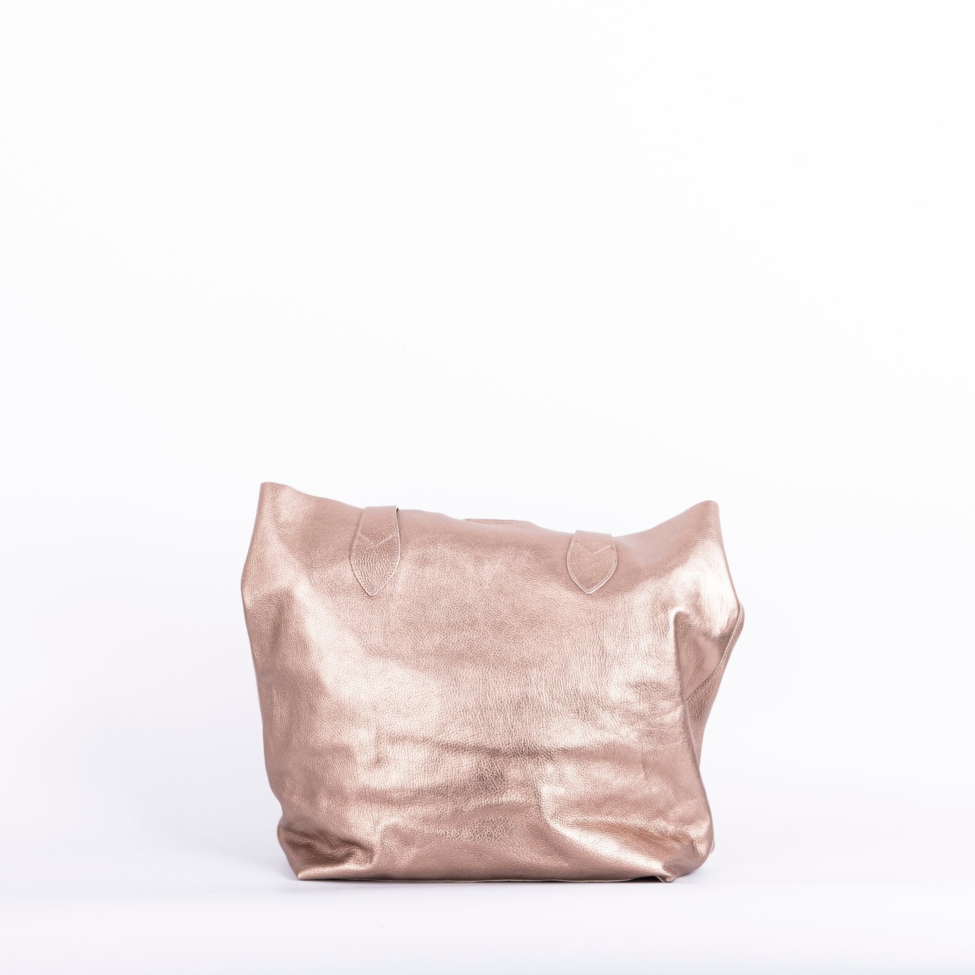 Alice laminato cannella - borsa a spalla in pelle rosa - Marta Ray