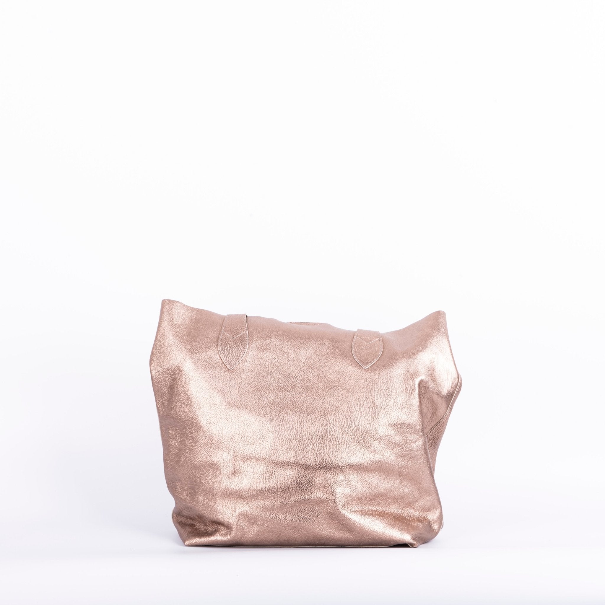 Alice laminato cannella - borsa a spalla in pelle rosa - Marta Ray