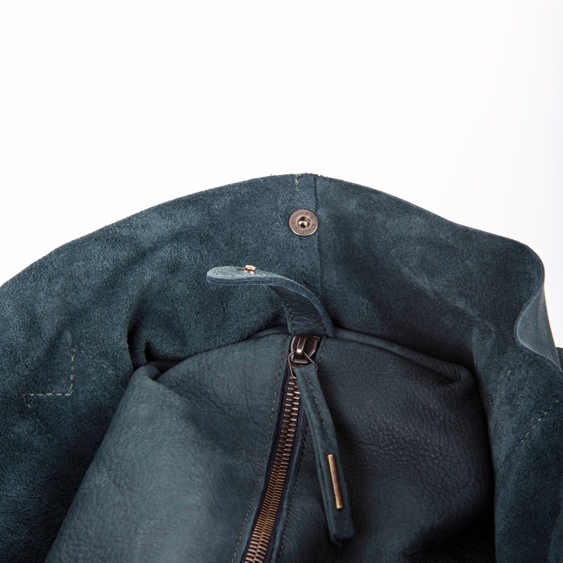 Alice long beach ottanio - borsa a spalla in pelle verde - Marta Ray