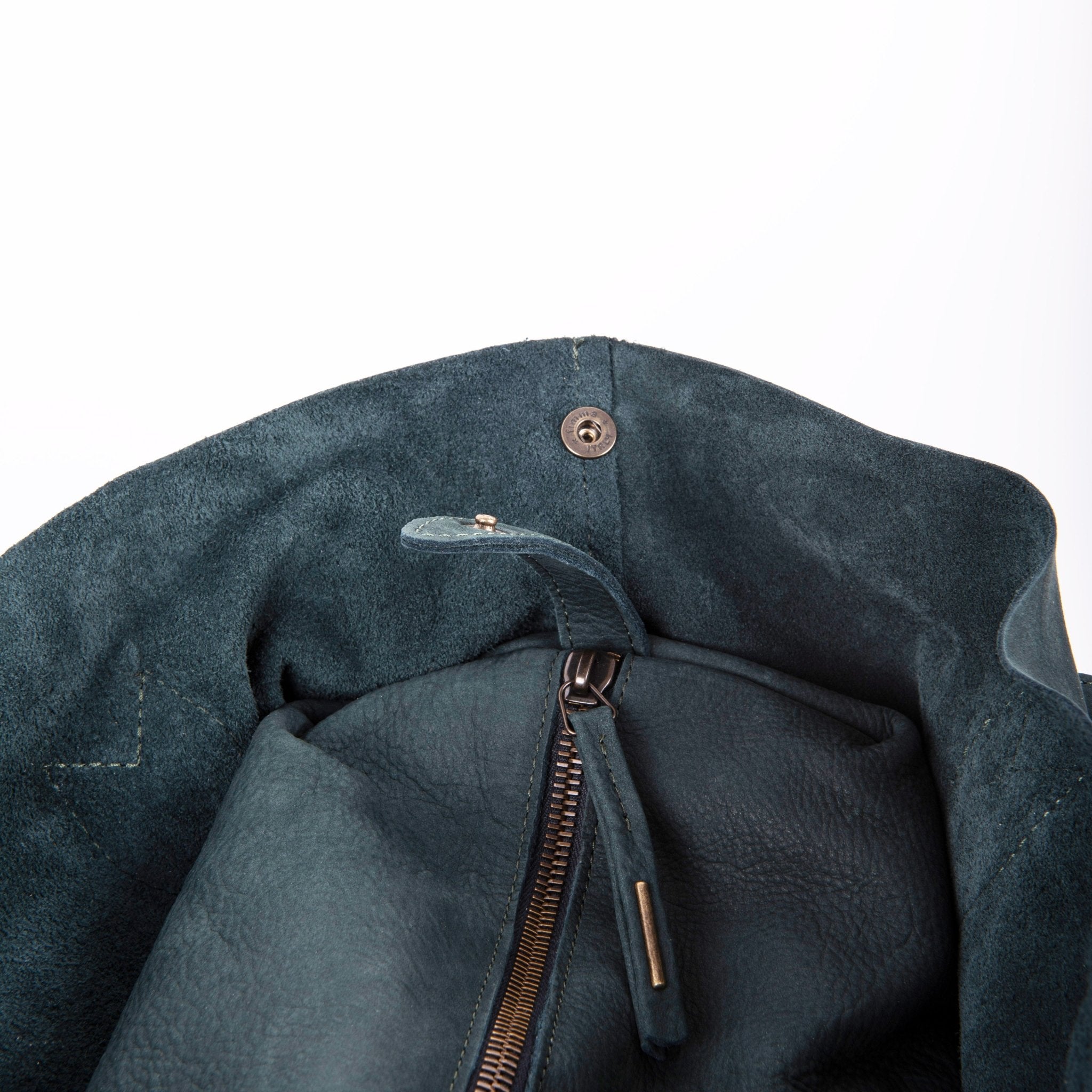 Alice long beach ottanio - borsa a spalla in pelle verde - Marta Ray