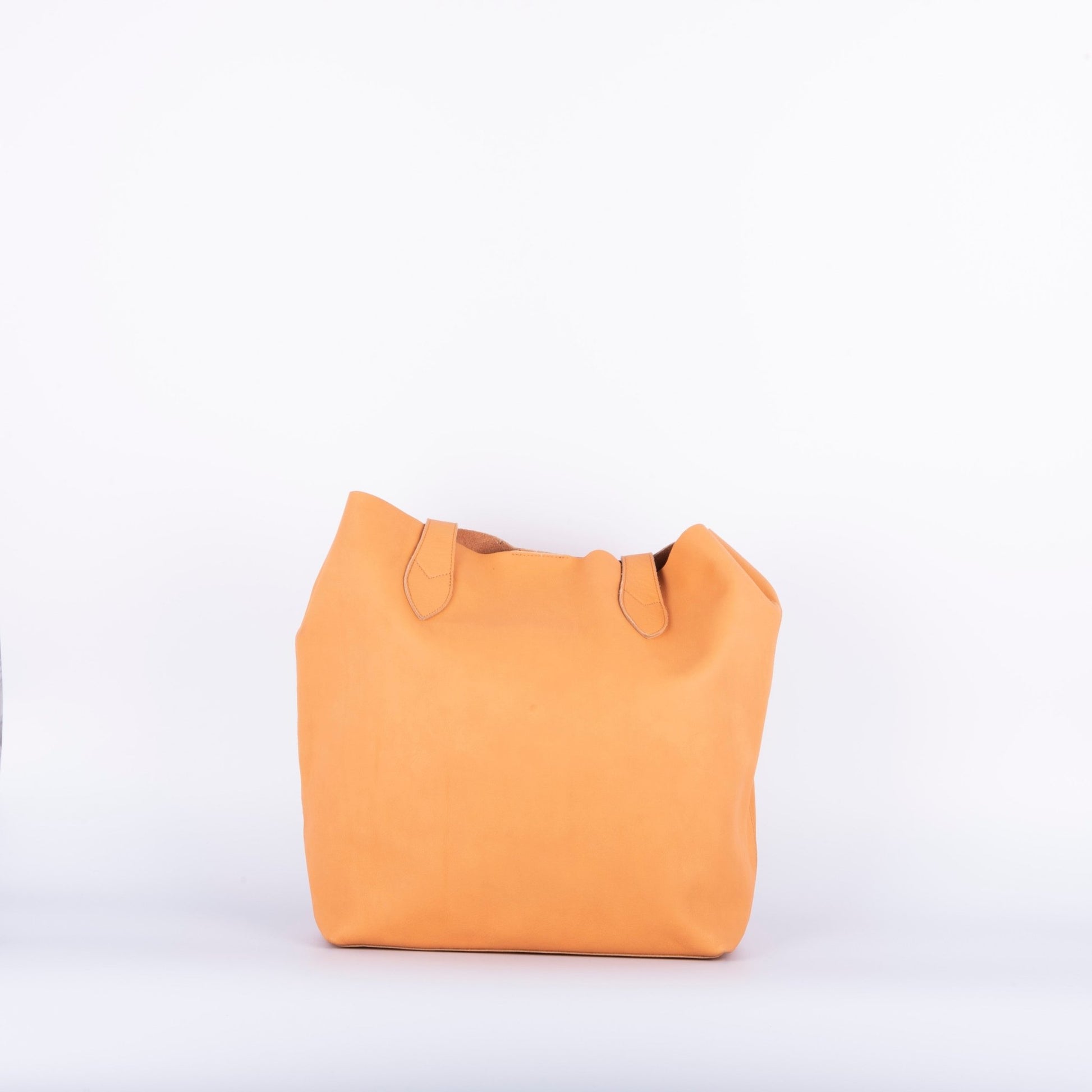 Alice mousse albicocca - borsa a spalla in pelle arancione - Marta Ray