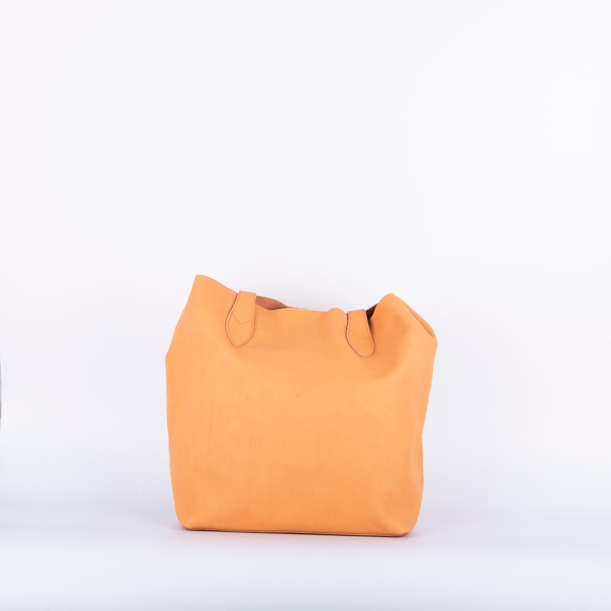 Alice mousse albicocca - borsa a spalla in pelle arancione - Marta Ray