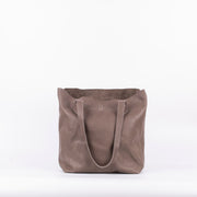 Alice mousse smog - borsa a spalla in pelle grigia - Marta Ray