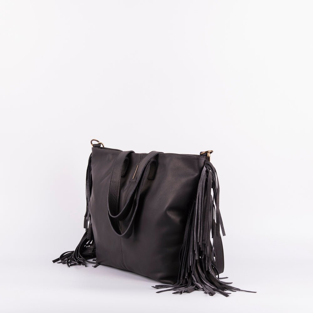 Amina mousse dark grey - borsa a spalla e tracolla in pelle grigia - Marta Ray