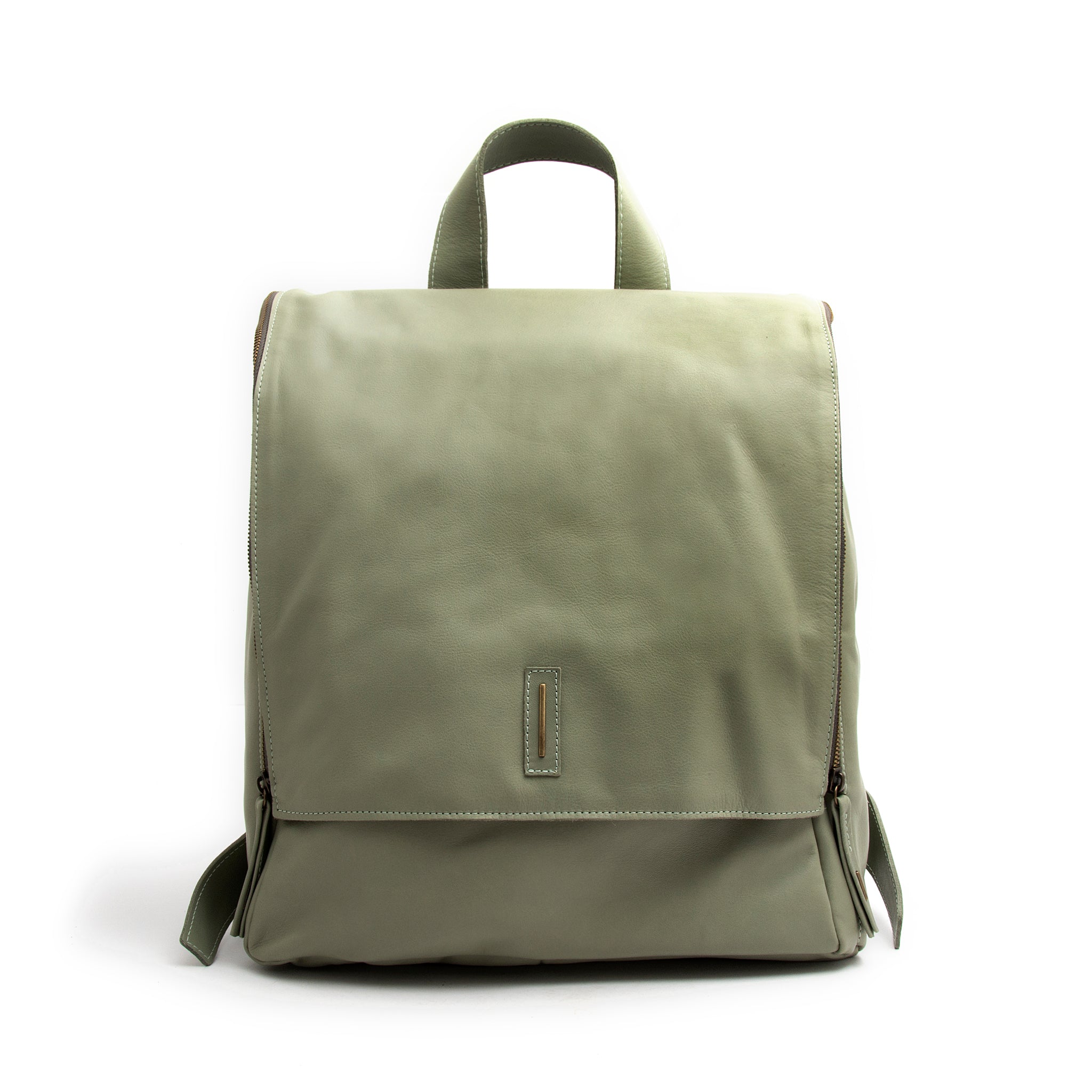 Andy mousse edera - zaino in pelle verde - Marta Ray