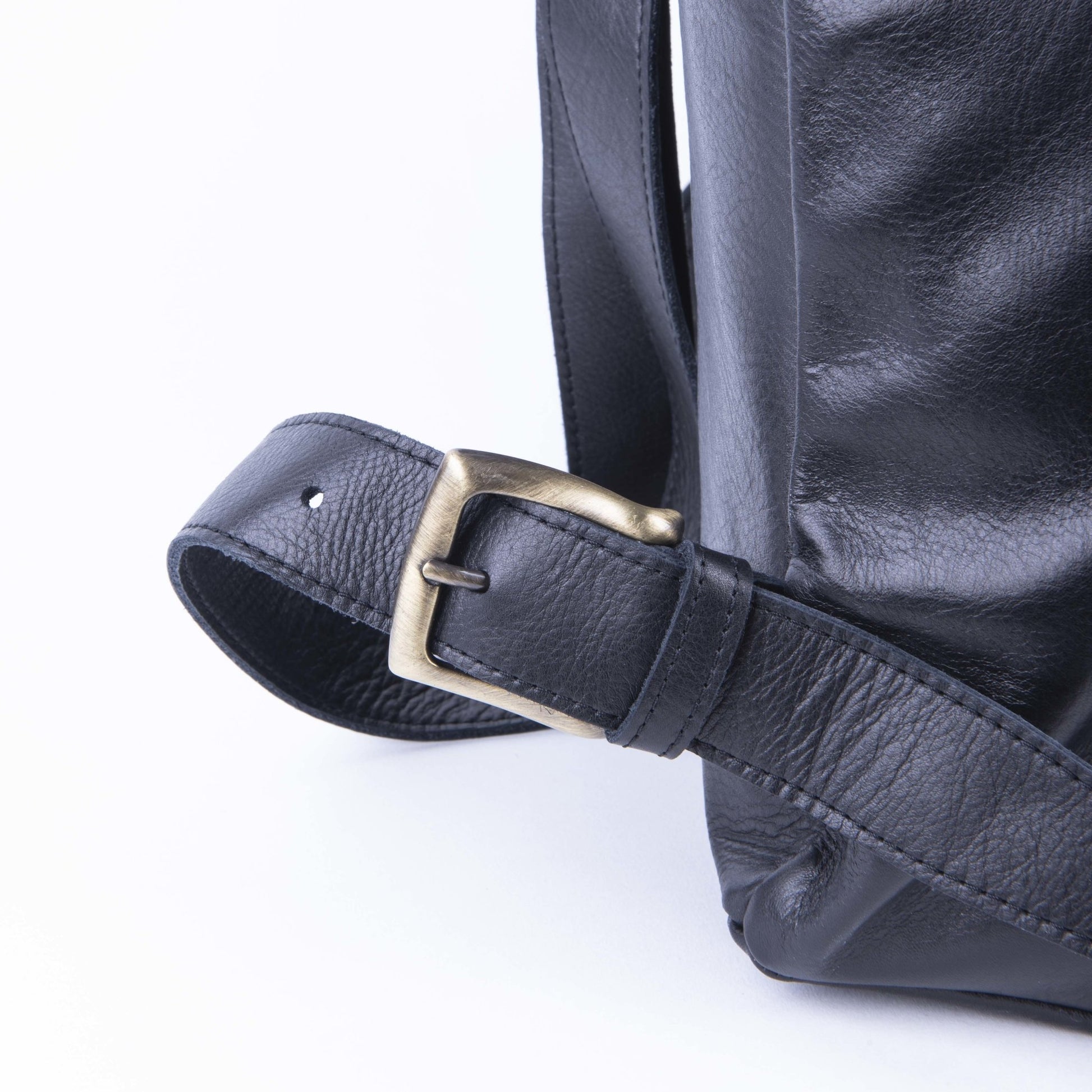 Andy mousse nero - zaino in pelle nera - Marta Ray