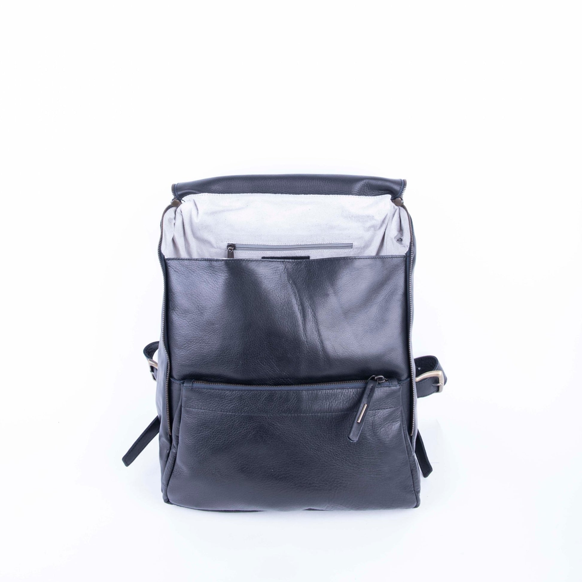 Andy mousse nero - zaino in pelle nera - Marta Ray