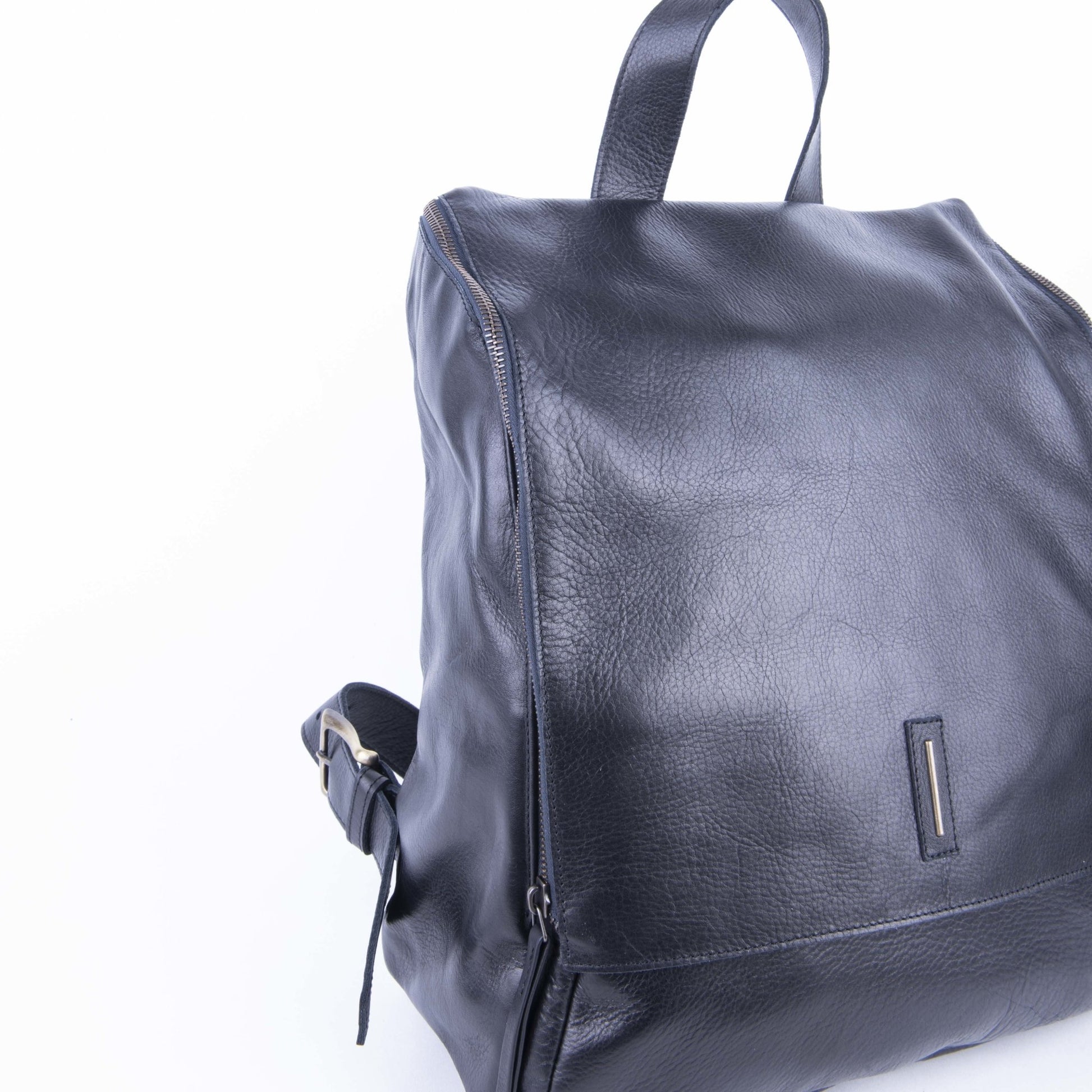 Andy mousse nero - zaino in pelle nera - Marta Ray