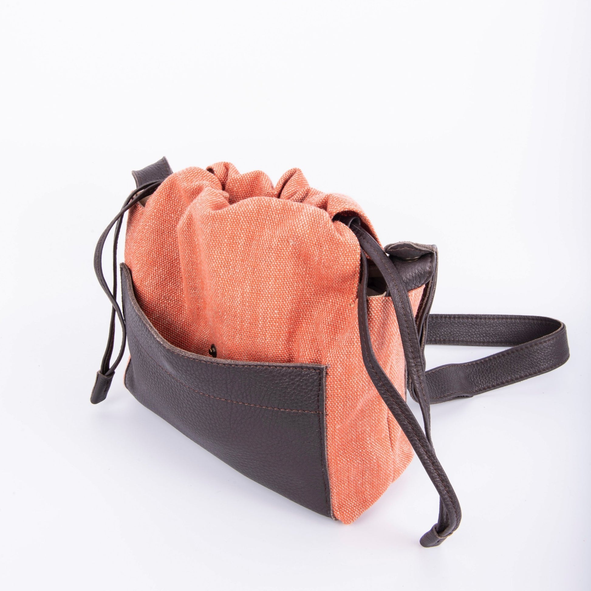 Ariela alamatt zucca+bull testa di moro - borsa a tracolla arancione - Marta Ray