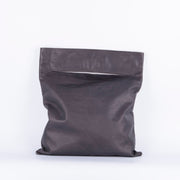 Arisa mousse dark grey - borsa a spalla e pochette grande in pelle grigia - Marta Ray