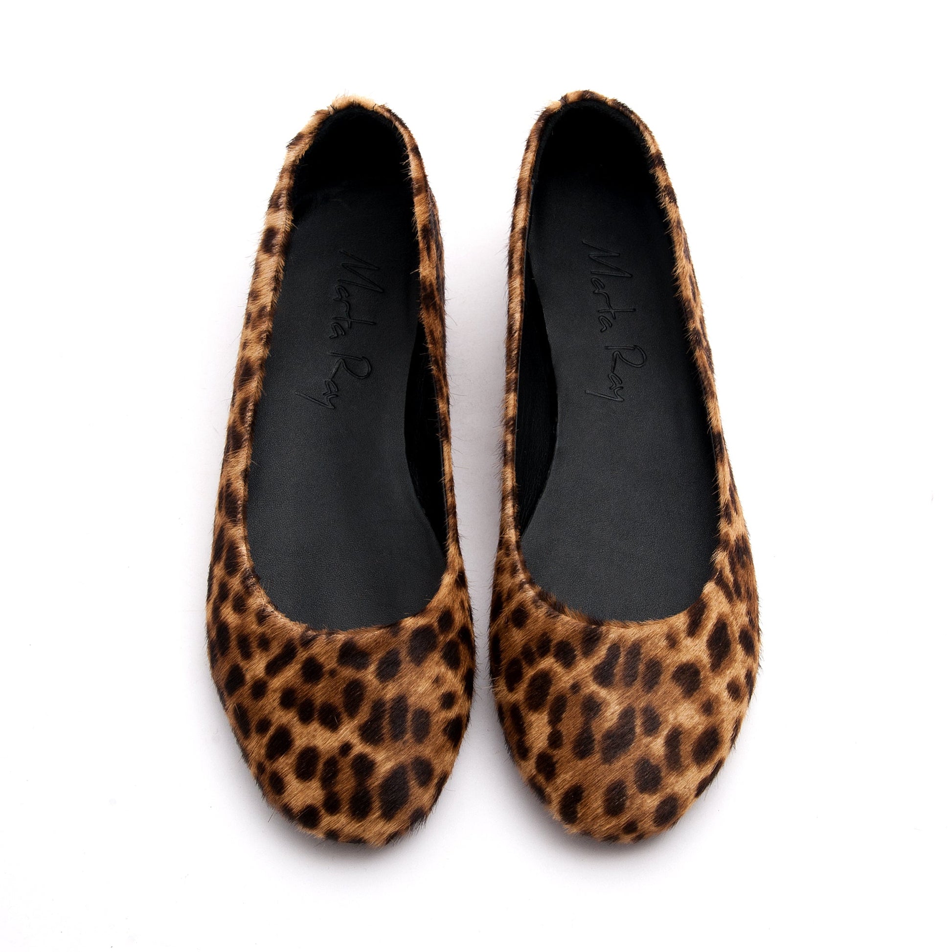 Ballerina foderata cavallino leopardo biscotto - Marta Ray