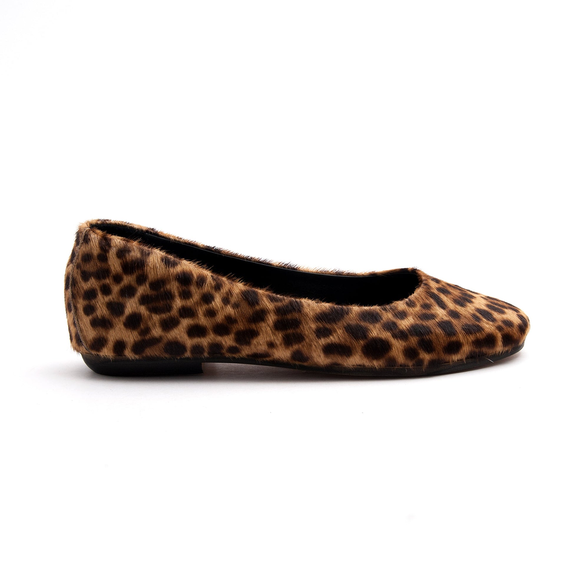 Ballerina foderata cavallino leopardo biscotto - Marta Ray