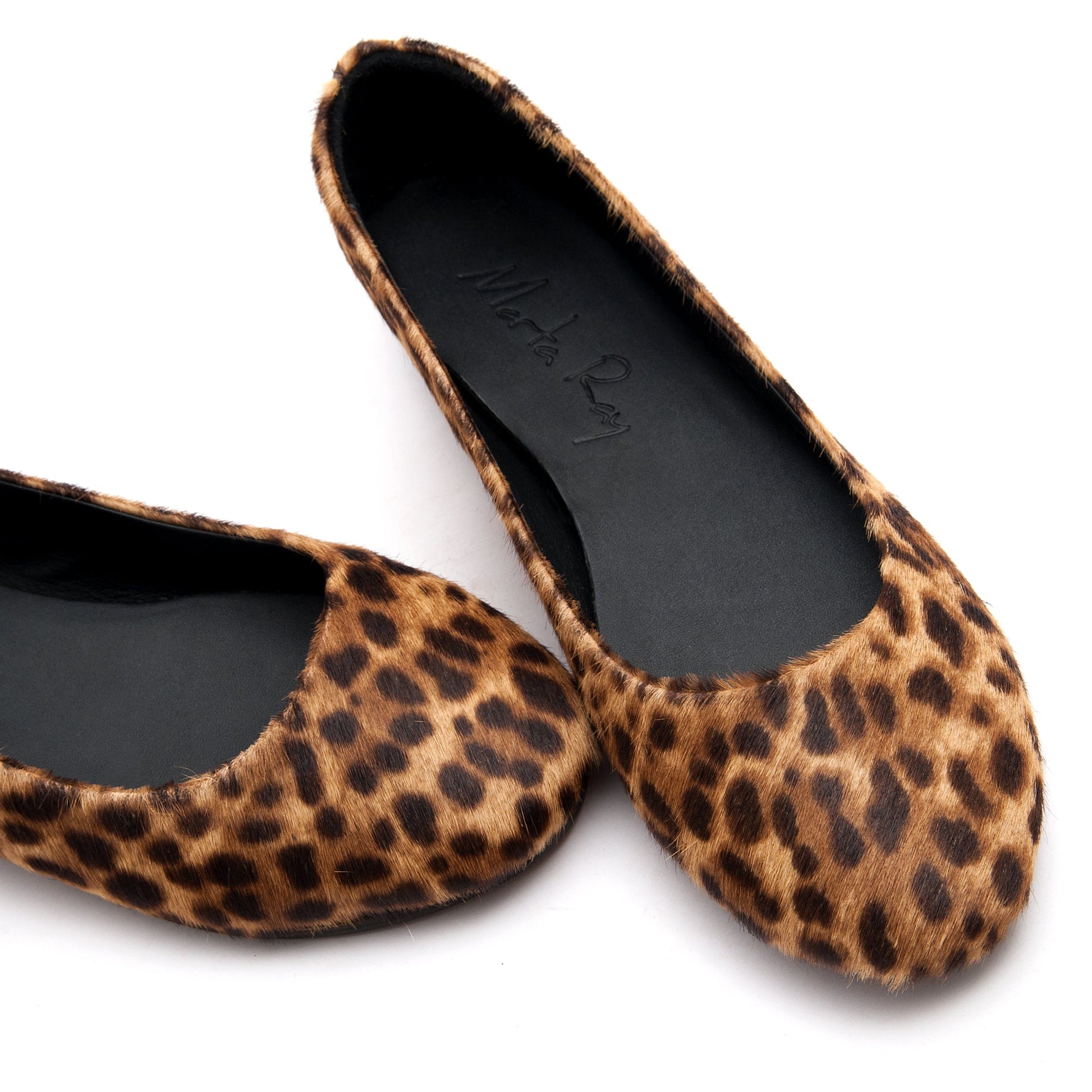 Ballerina foderata cavallino leopardo biscotto - Marta Ray
