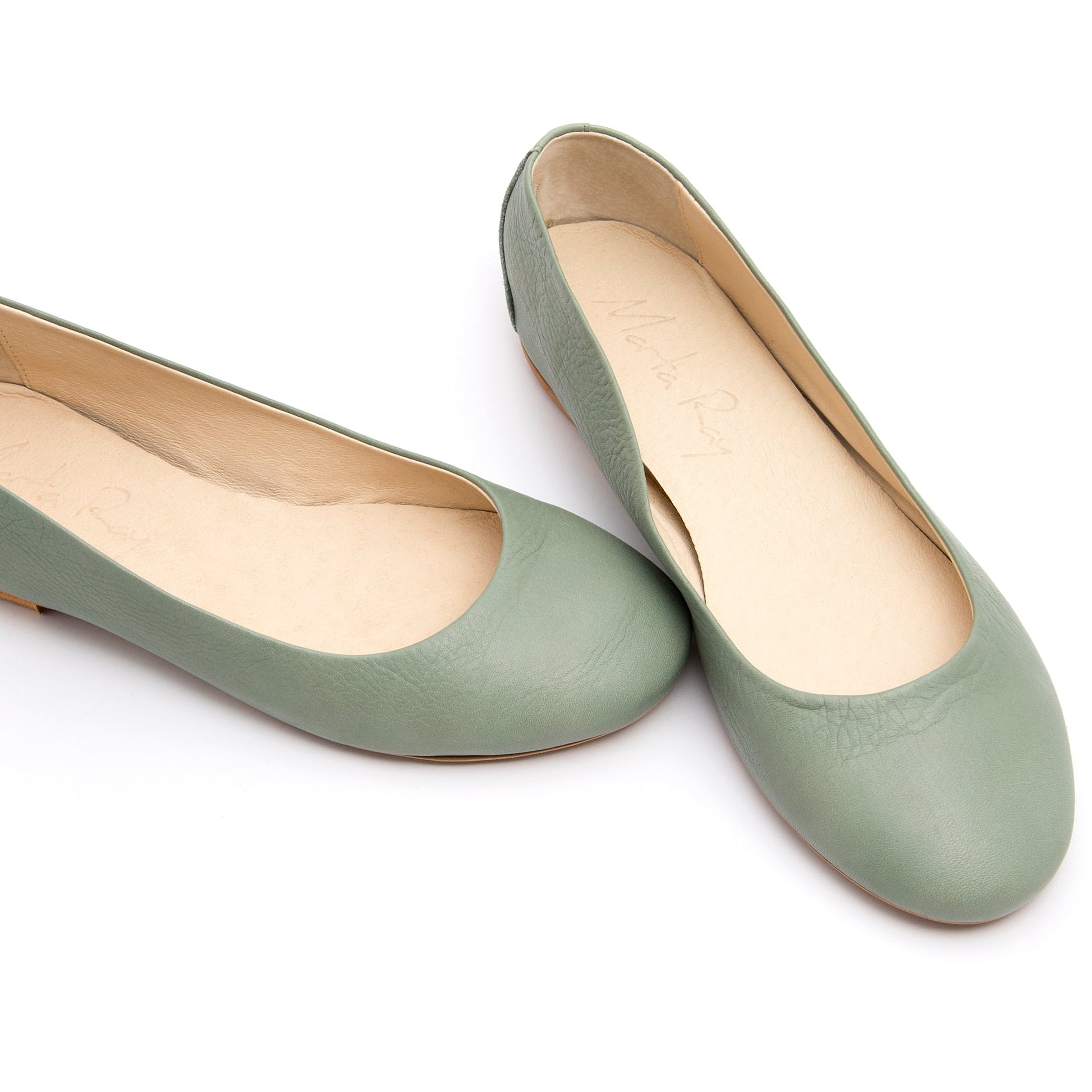 Ballerina foderata mousse muschio - Marta Ray