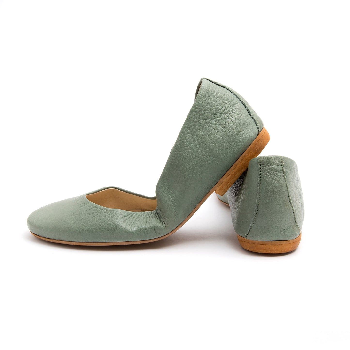 Ballerina foderata mousse muschio - Marta Ray