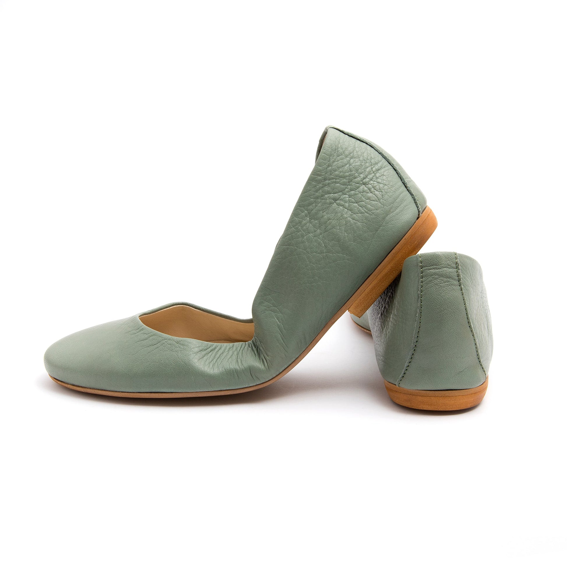 Ballerina foderata mousse muschio - Marta Ray
