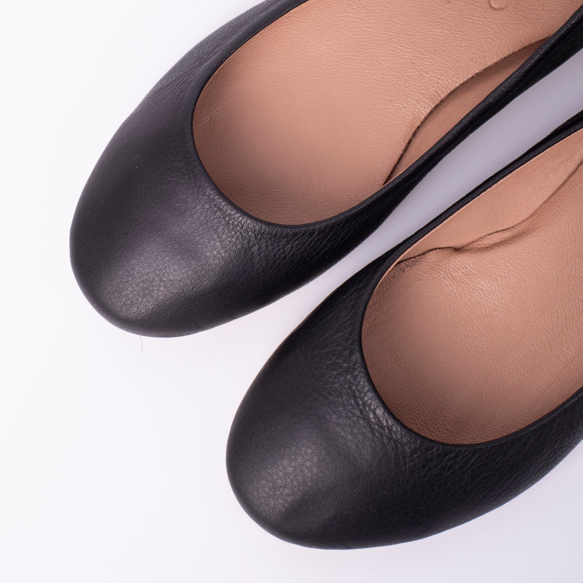 Ballerina foderata mousse nero - Marta Ray