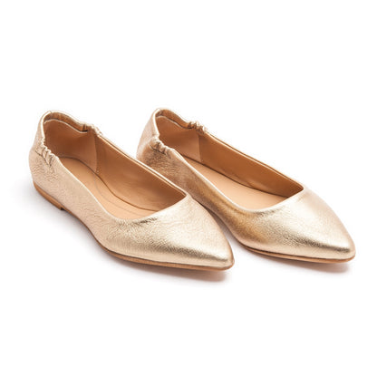 Ballerina punta sacchetto fay gold - Marta Ray