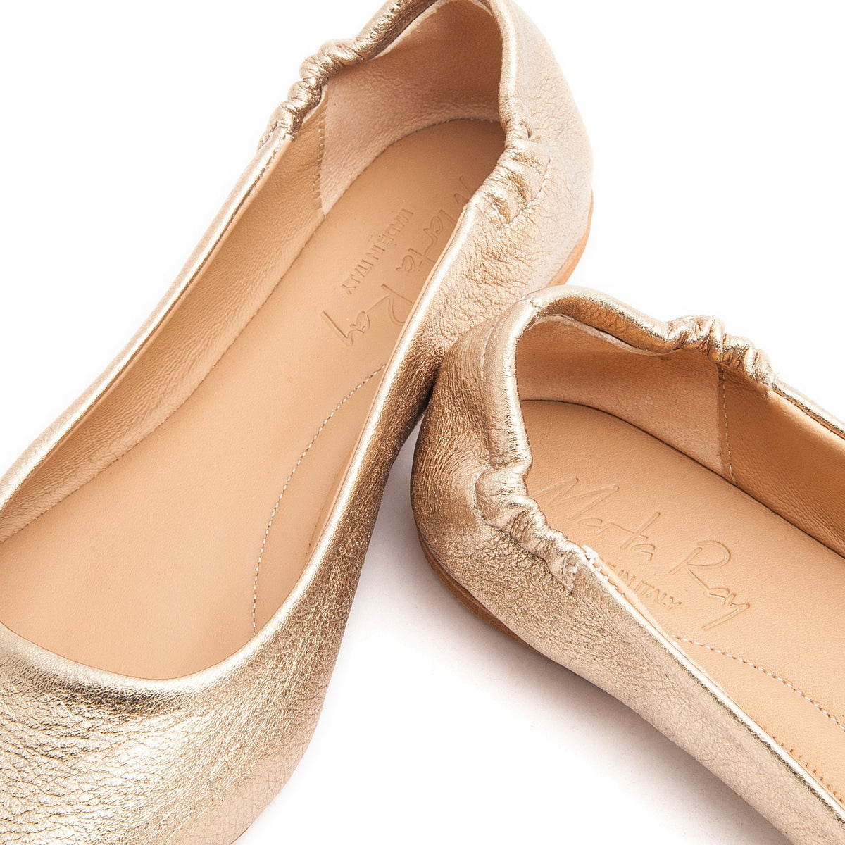 Ballerina punta sacchetto fay gold - Marta Ray