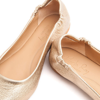 Ballerina punta sacchetto fay gold - Marta Ray