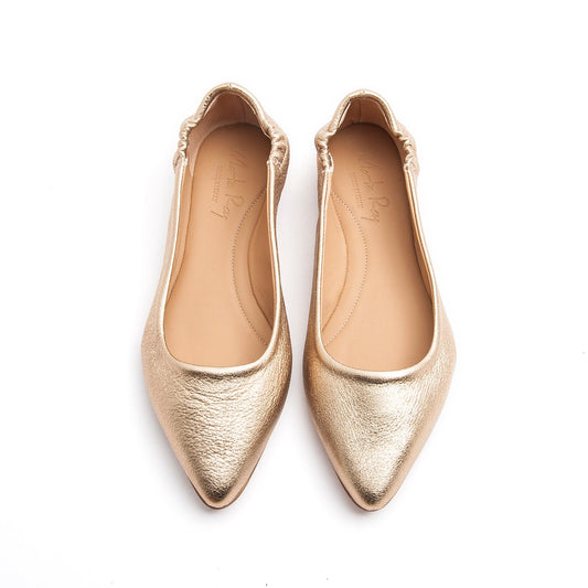 Ballerina punta sacchetto fay gold - Marta Ray